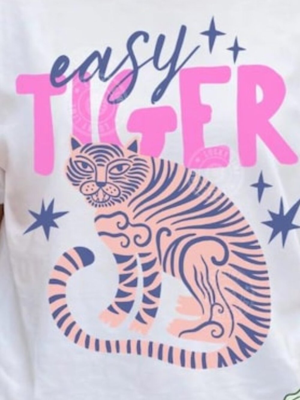 Retro Tiger Shirt, Tiger Graphic Tee, Trendy Boho Shirt - Picture 2 of 4